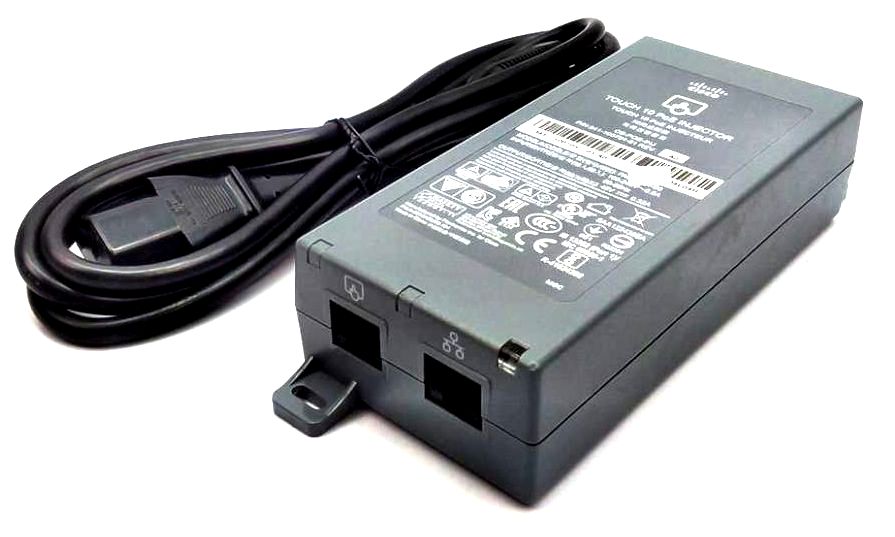 Cisco Touch 10 PoE Injector Adapter 341-100701-01 15.36W 48V 0.32A Genuine OEM