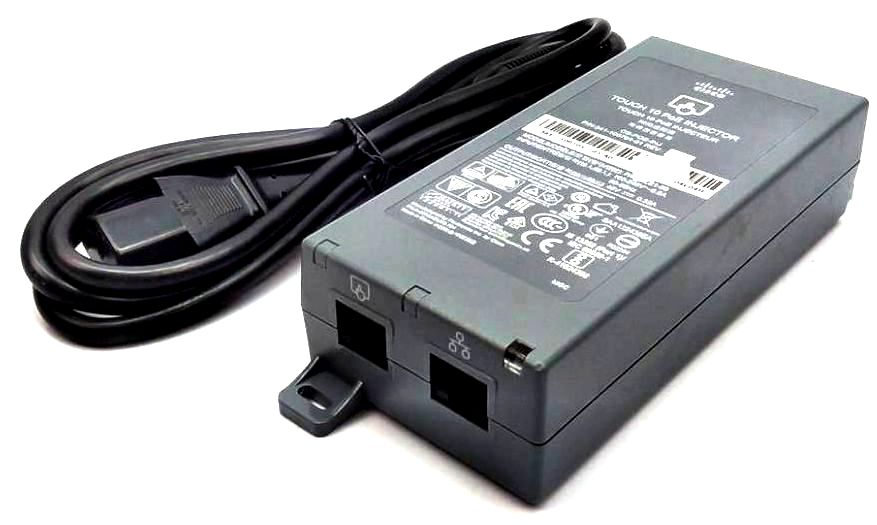 Cisco Touch 10 PoE Injector Adapter 341-100701-01 15.36W 48V 0.32A Genuine OEM