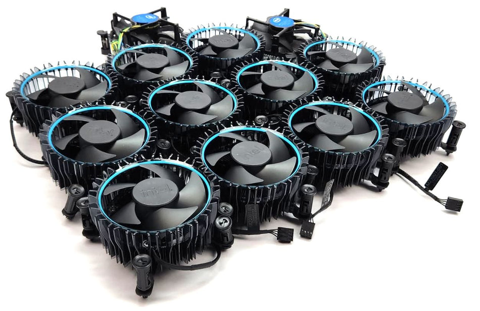 Lot of 13 Intel CPU Fan & Heatsinks E97379-003 for Core i3 i5 i7 Socket LGA 1150