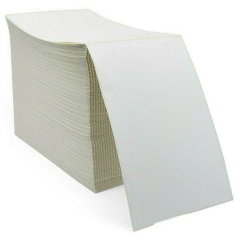 Honeywell 4" x 6" Duratran II Genuine Thermal Transfer Perforated White Labels