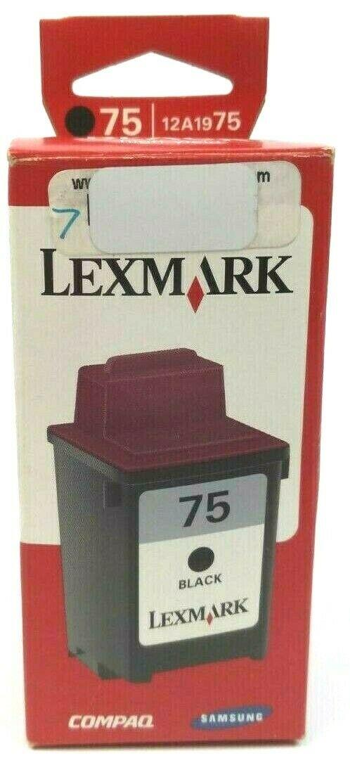 Lexmark 75 Genuine Black Ink Cartridge 12A1975 for Lexmark Compaq A900 Printer