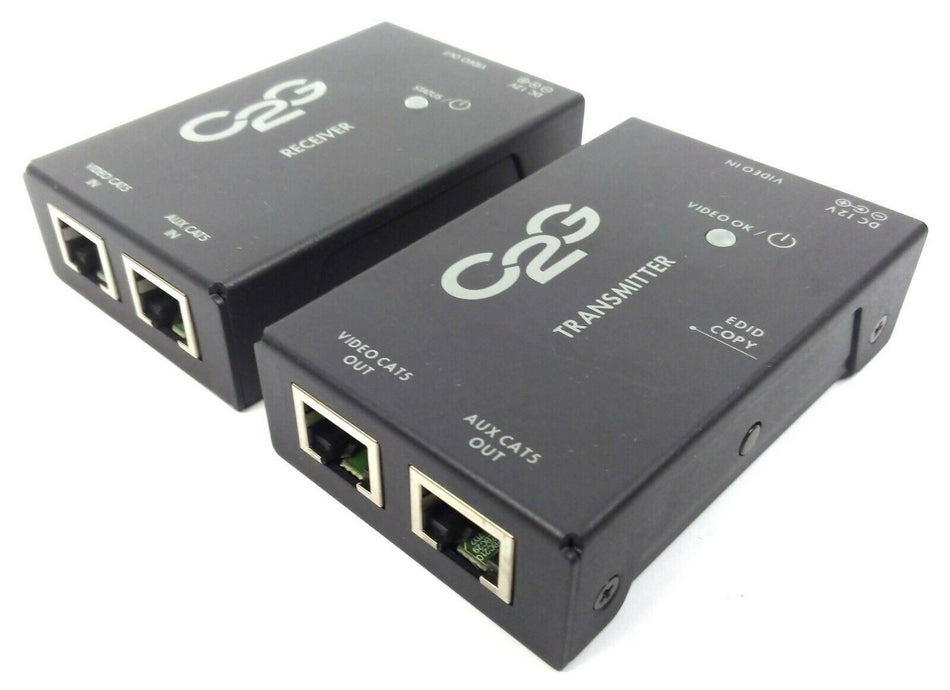 C2G Short Range HDMI over Dual Cat5 Extender Kit 29298 with Auto Equalization