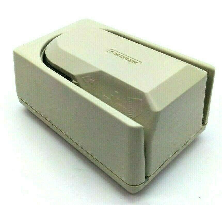 MagTek 22522001 Mini MICR RS-232 Interface Durable Check Reader Scanner White