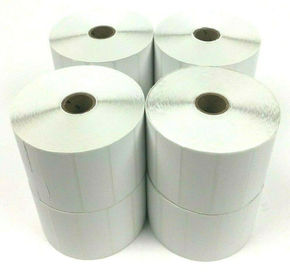 Honeywell 3" x 1" Genuine Thermal Transfer Labels E17012 White 8 Rolls