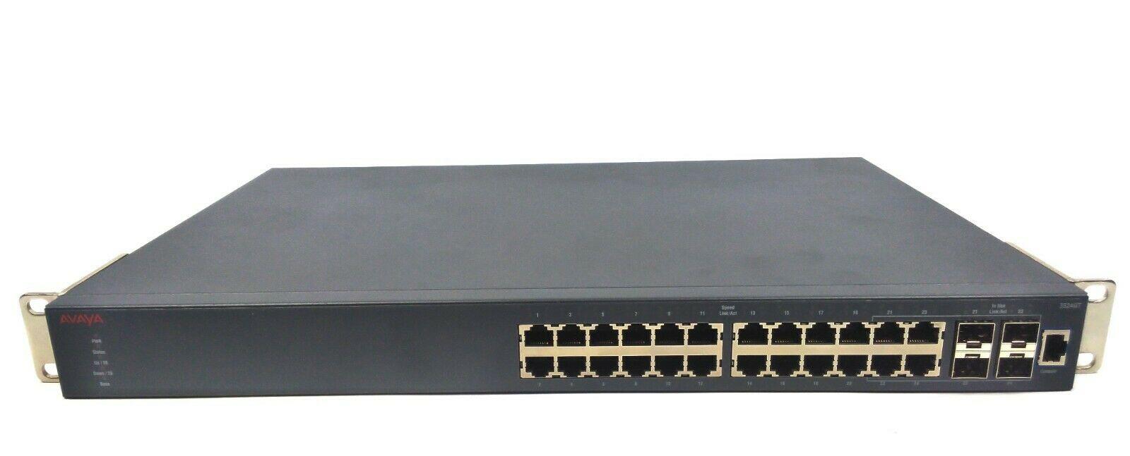 Avaya 24-Port Gigabit Ethernet Layer 3 Routing Switch 3524GT – TLZ ...