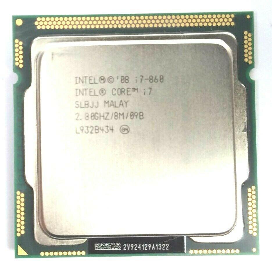 Intel Core i7 860 2.80 GHz Quad Core CPU 8MB Cache LGA1156 with Heatsink and Fan