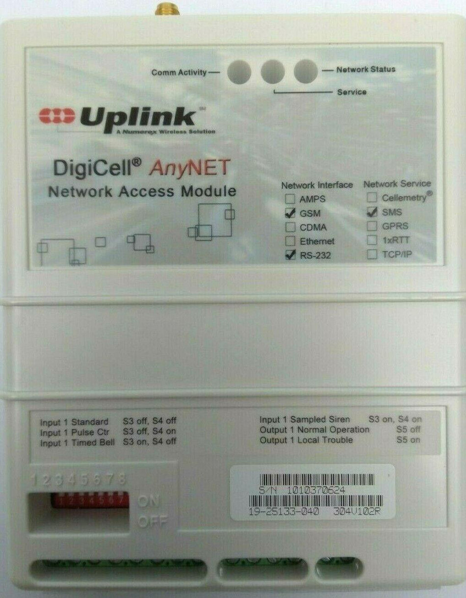 Uplink Digicell AnyNet Wireless Network Access Module Numerex 19-25133-040