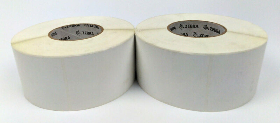 Genuine Zebra 3" X 5" Z-Select 4000T Thermal Transfer Labels 72993 - 2 Rolls