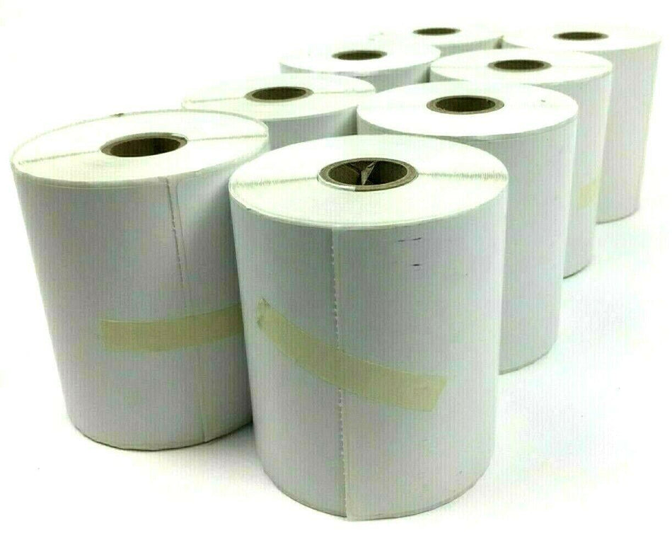 Direct Thermal Transfer White Labels 1800 Per Roll 350955 4" x 6.5" - 8 Rolls