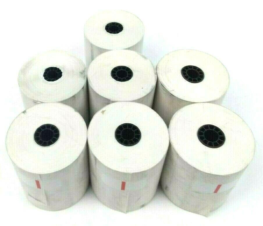 Direct Thermal 3.14" x 40' Printer White Receipt Paper 7 Rolls