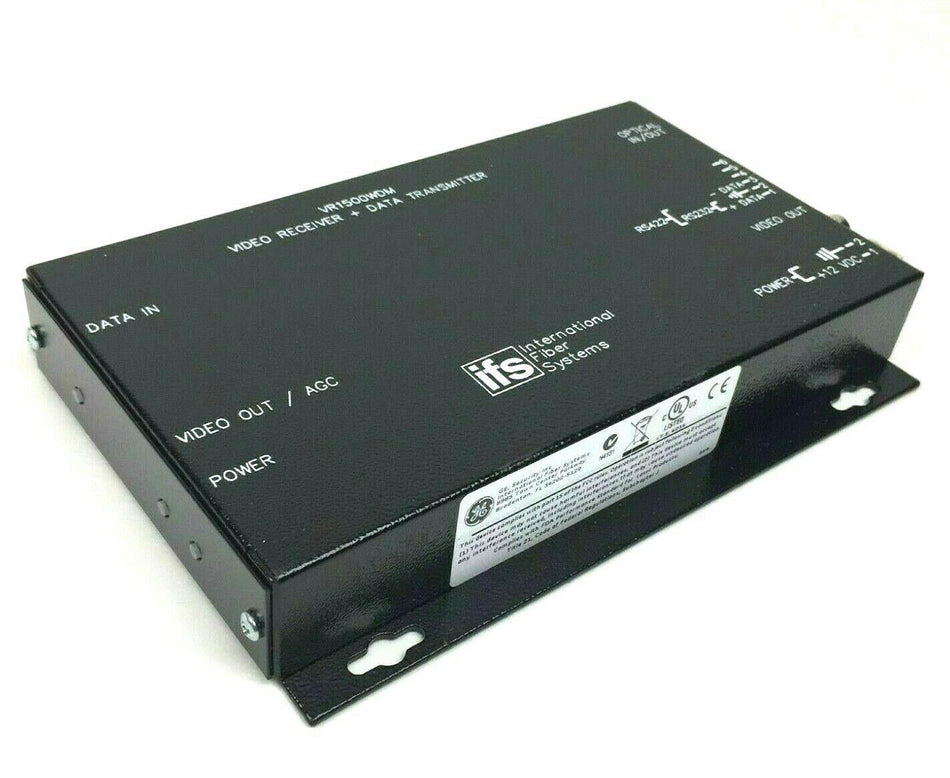 IFS 1000/1000 Mbps Video Receiver + Data Transmitter Converter VR1500WDM