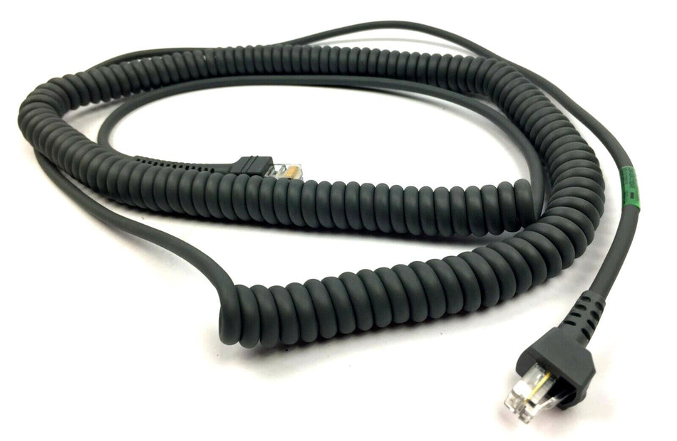 Zebra DS3508 Scanners Synapse Adapter 16' Genuine Coiled Cable CBA-S04-C16ZAR