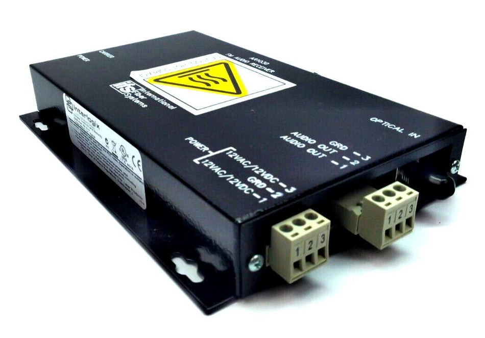 Interlogix IFS AR1030 Video 1 Fiber Optical Fm Audio Receiver Data Transceiver