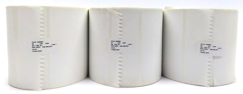 Zebra 4" x 2" Z-Perform 2000T Thermal White Labels Genuine 10005851 - 5 Rolls