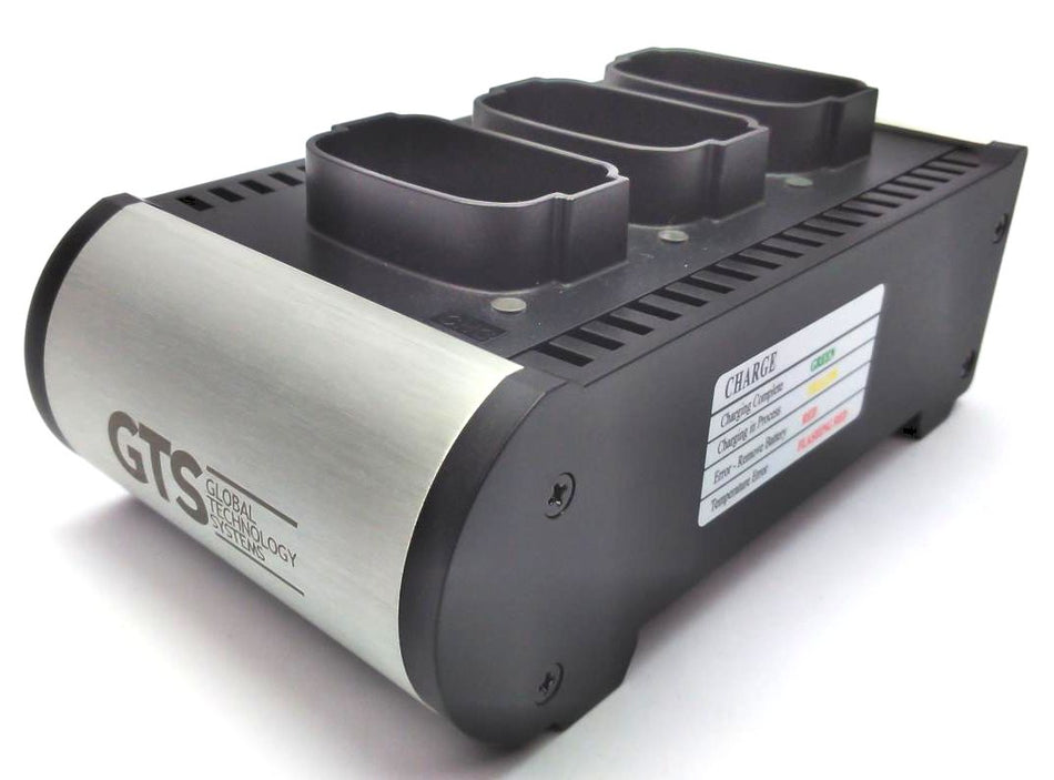 GTS Three Bay Battery Charger HCH-9003 72W 12V 6A for Motorola MC9000 Mobile