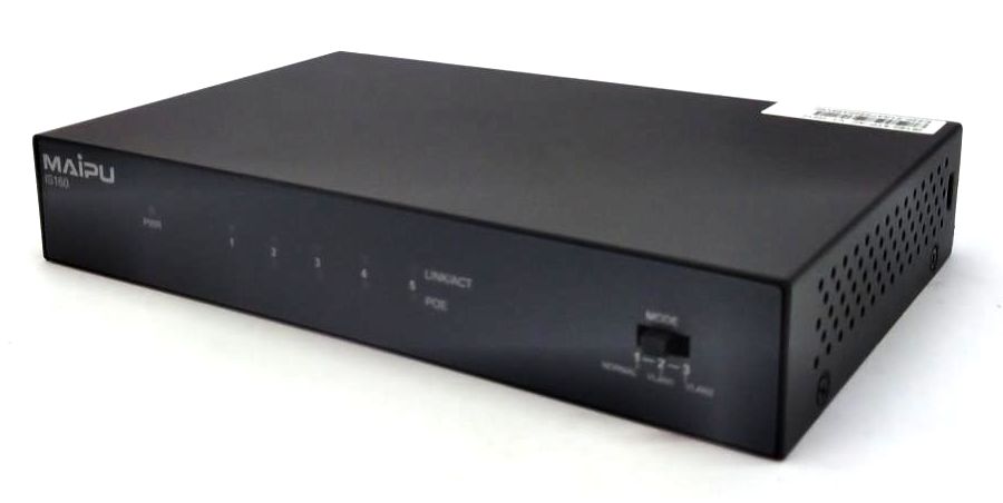 Maipu IS160 Gigabit Unmanaged Desktop 5-Port Network Switch IS160-5TP-AC