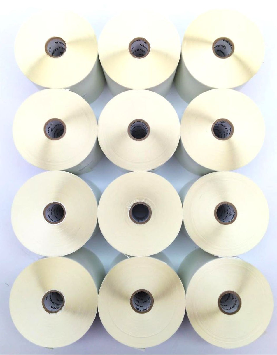Zebra 4" x 5" Z-Select 4000D Genuine OEM Thermal Labels 10015346 - 12 Rolls