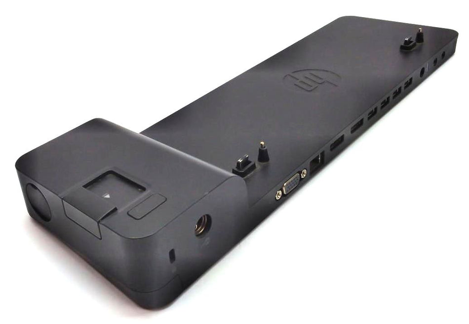 HP 2013 VGA USB Ethernet UltraSlim Genuine Docking Station EliteBook HSTNN-1X10