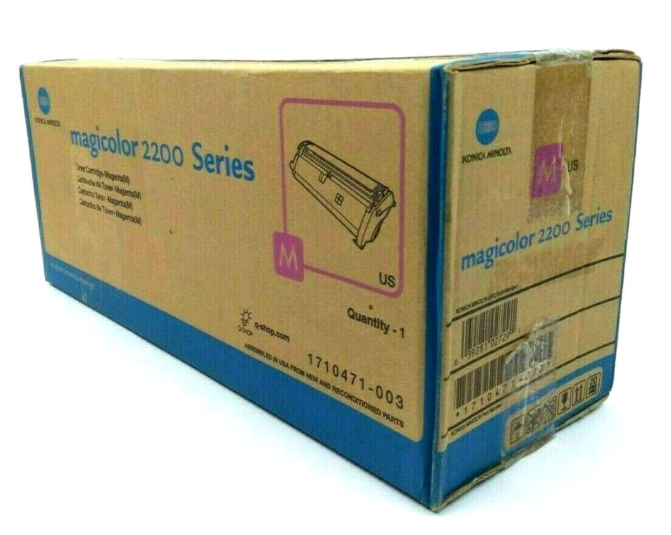 Konica Minolta Magicolor 2200 Laser Printer Toner Cartridge Magenta 171-0471-003