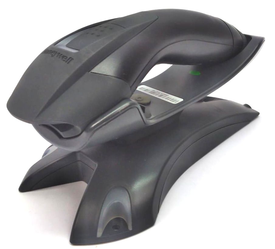 Honeywell Voyager 1202G Handheld Laser Barcode Scanner 1202G-2-BF + Stand