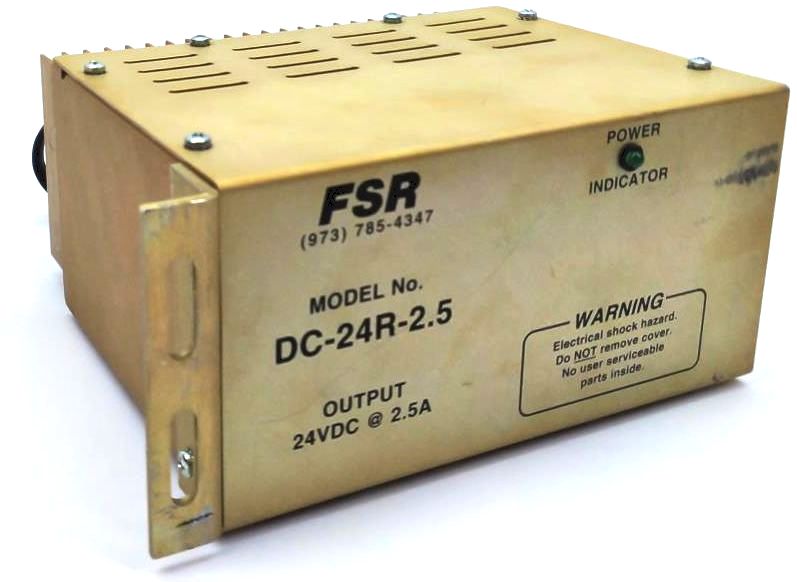 FSR DC-24R-2.5 Power Supply Fused 100W 24VDC 2.5A 785-4347