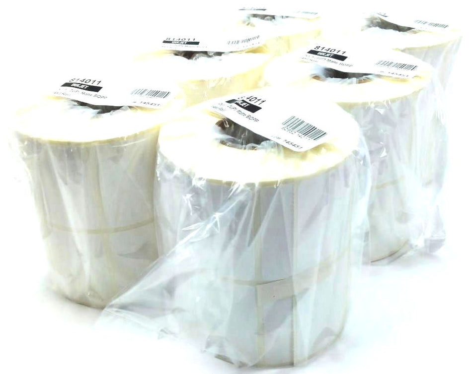 Matte BOPP Inkjet Labels 2" x 1.5" 814011 for Epson ColorWorks C3500 - 6 Rolls