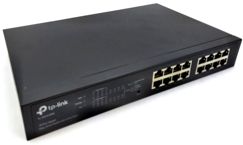 TP-Link TL-SG1016PE Ethernet Switch 16-Port Gigabit PoE+ Managed 0160600105