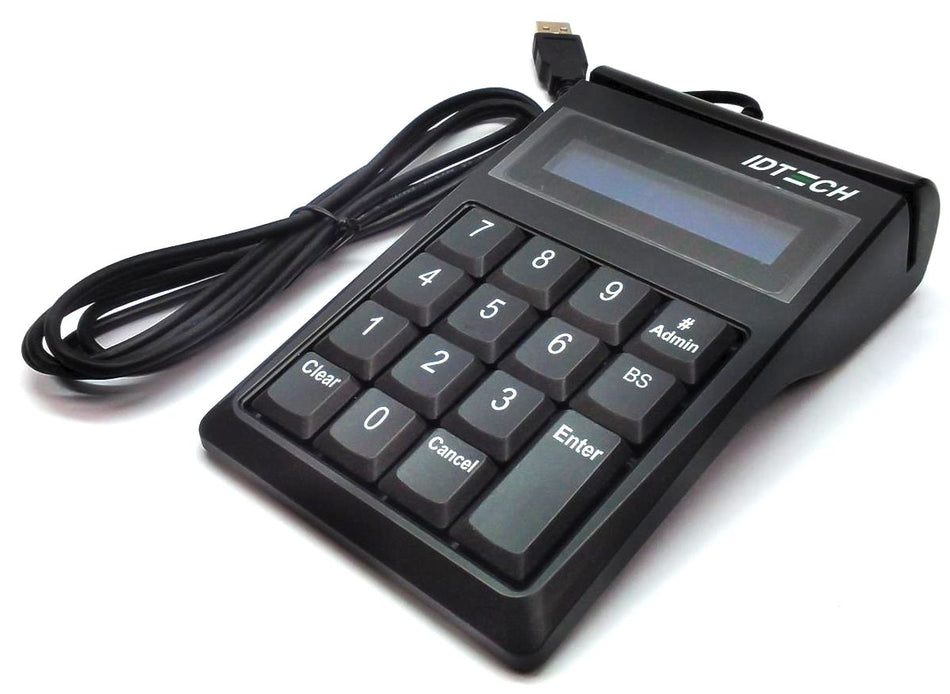 ID Tech Magstripe M130 Card Reader KeyPad 15-Key SecureKey IDKE-534833ABE-S1