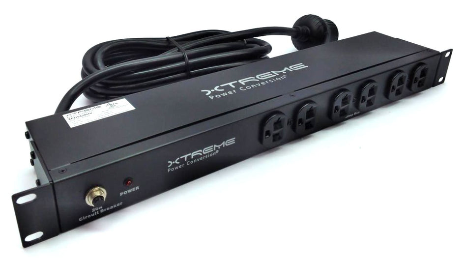 Xtreme XPD1420HV Power Conversion Panel 12' Cord Basic PDU L5-20P Plug 90000045